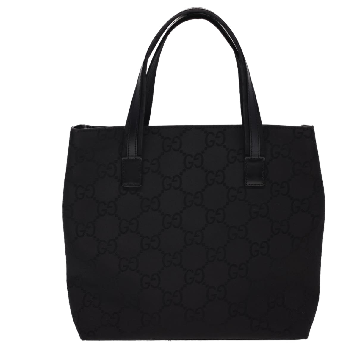 GUCCI GG Canvas Hand Bag Black 76479 am4153