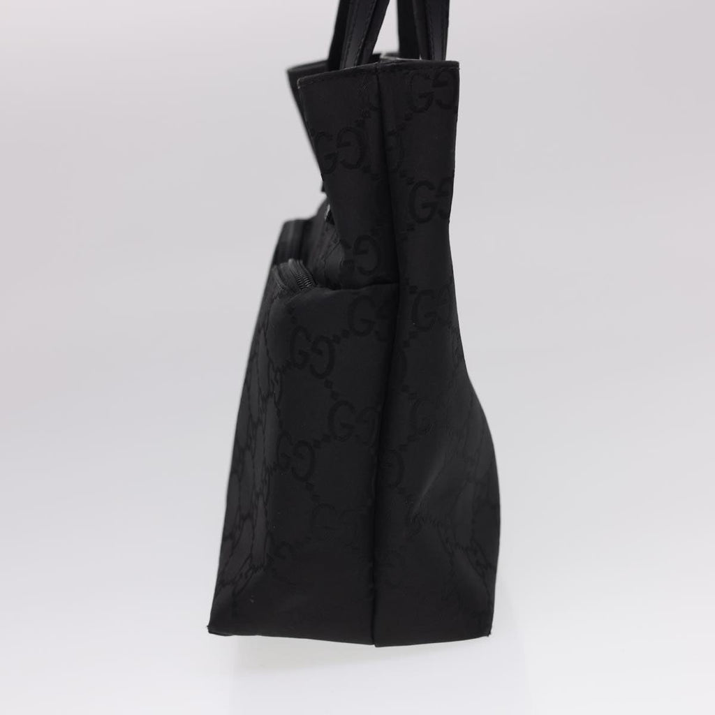 GUCCI GG Canvas Hand Bag Black 76479 am4153