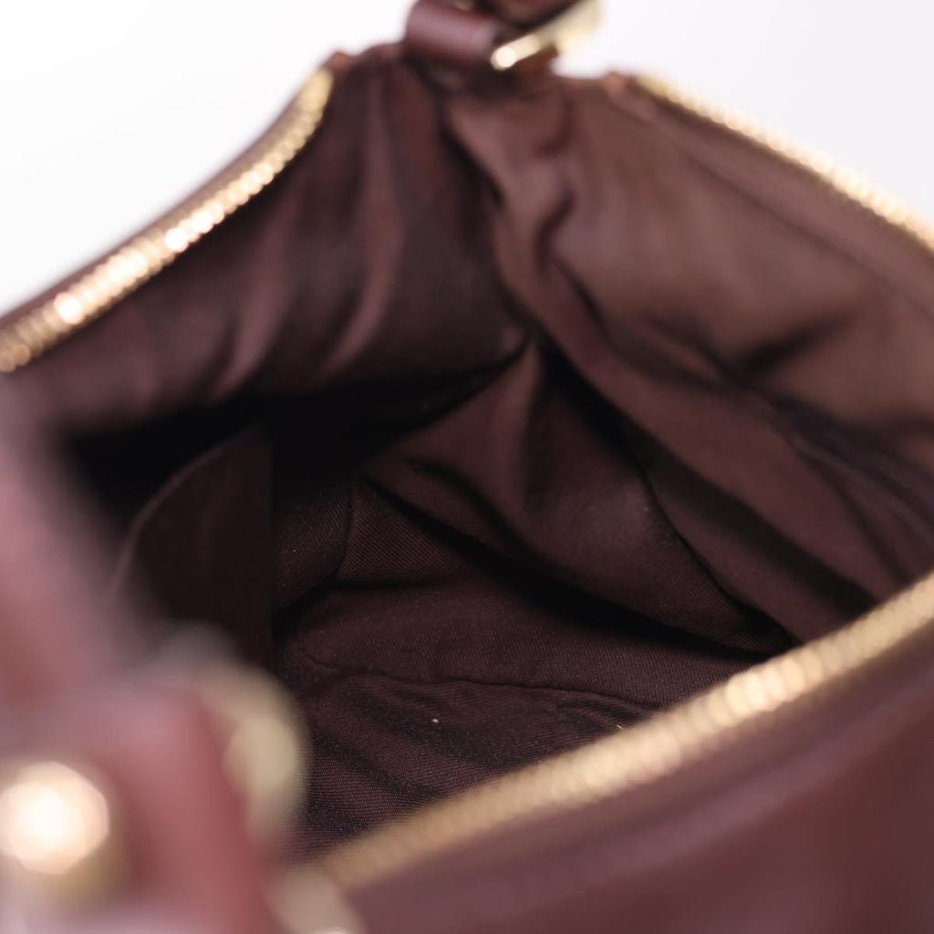 GUCCI Guccissima GG Canvas Shoulder Bag Brown 190525 am4182