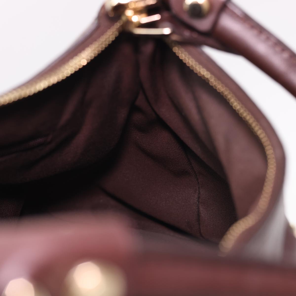 GUCCI Guccissima GG Canvas Shoulder Bag Brown 190525 am4182