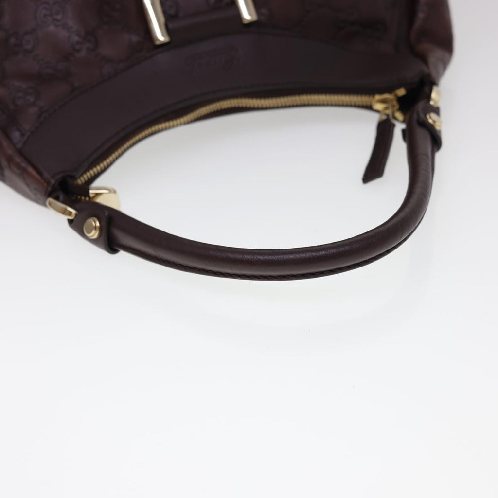 GUCCI Guccissima GG Canvas Shoulder Bag Brown 190525 am4182