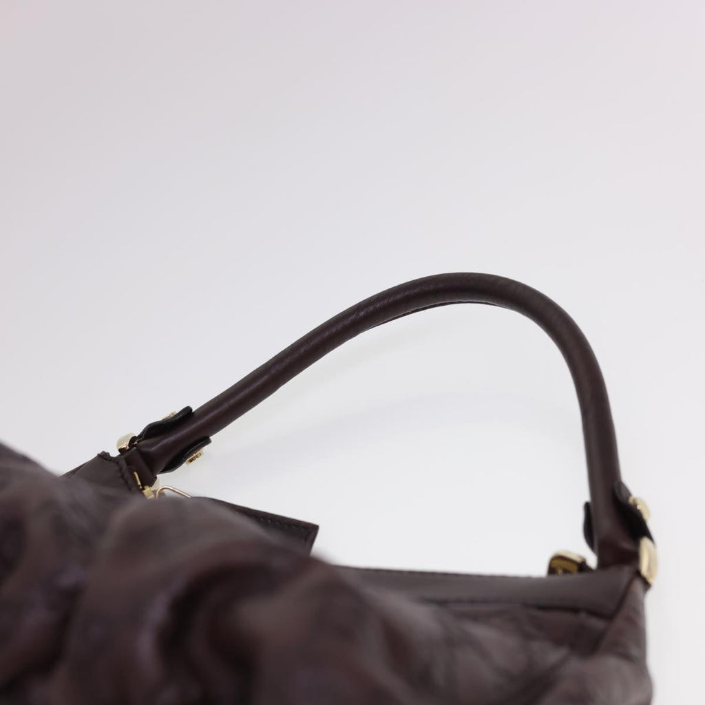 GUCCI Guccissima GG Canvas Shoulder Bag Brown 190525 am4182