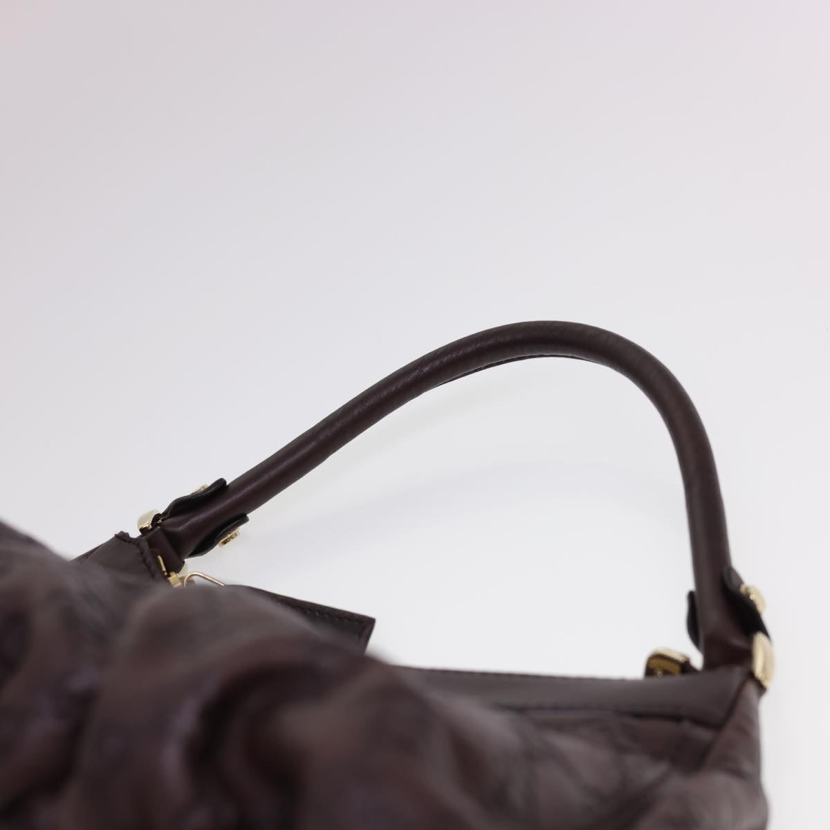 GUCCI Guccissima GG Canvas Shoulder Bag Brown 190525 am4182