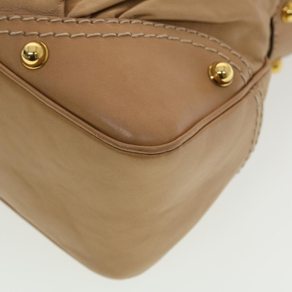GUCCI Shoulder Bag Leather Brown 204991 am4195