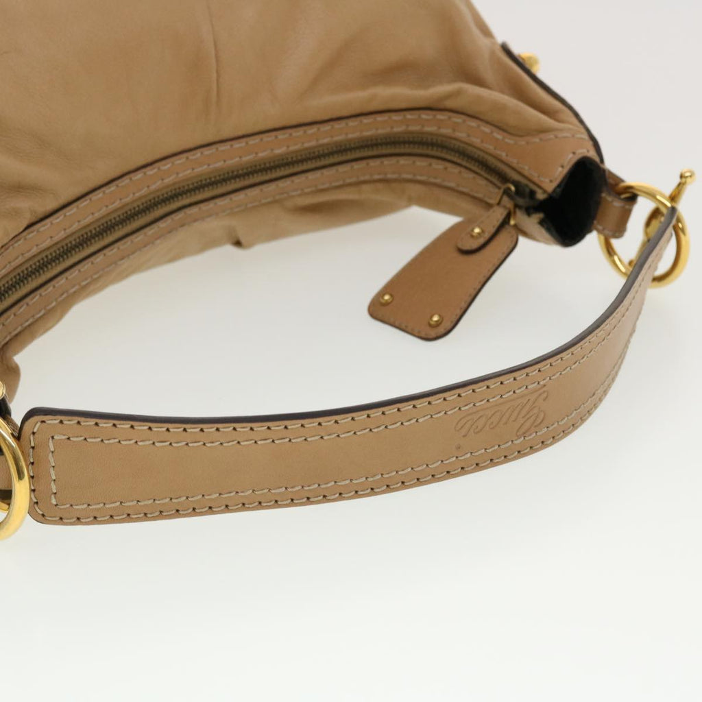GUCCI Shoulder Bag Leather Brown 204991 am4195
