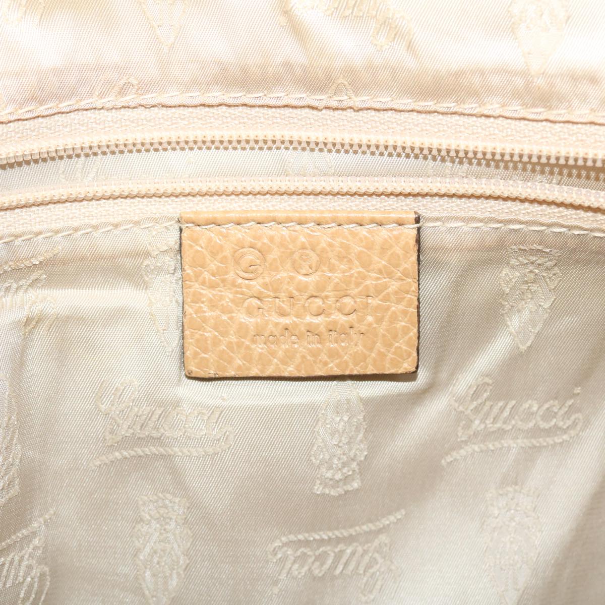 GUCCI GG Canvas Shoulder Bag PVC Leather White 26422 am4201