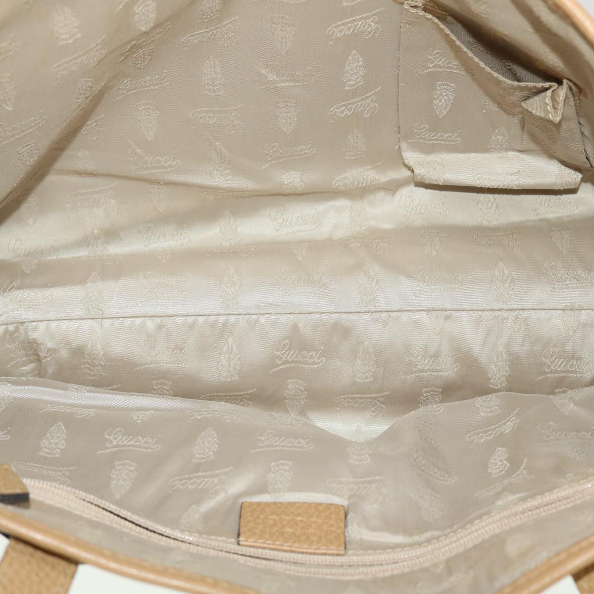 GUCCI GG Canvas Shoulder Bag PVC Leather White 26422 am4201