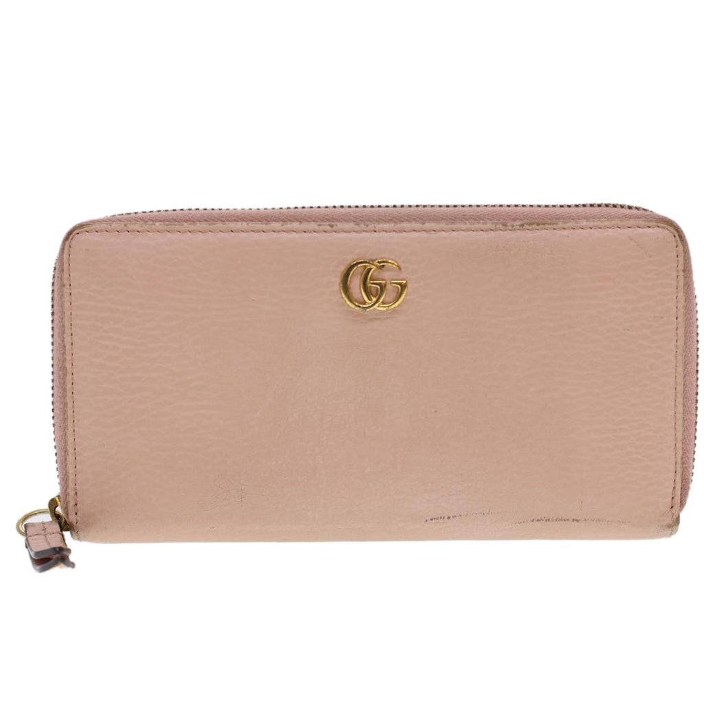 GUCCI Long Wallet Leather Pink 496334 am4210