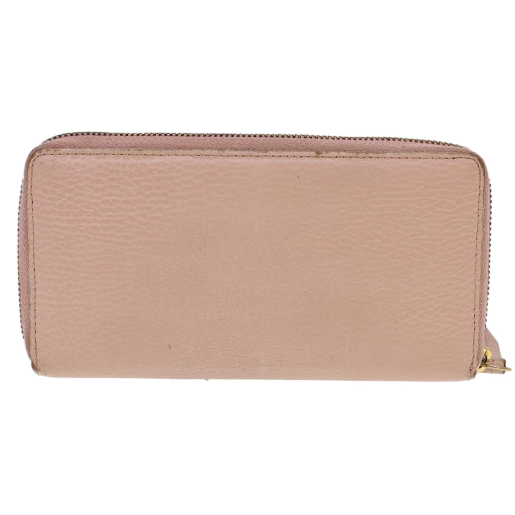 GUCCI Long Wallet Leather Pink 496334 am4210