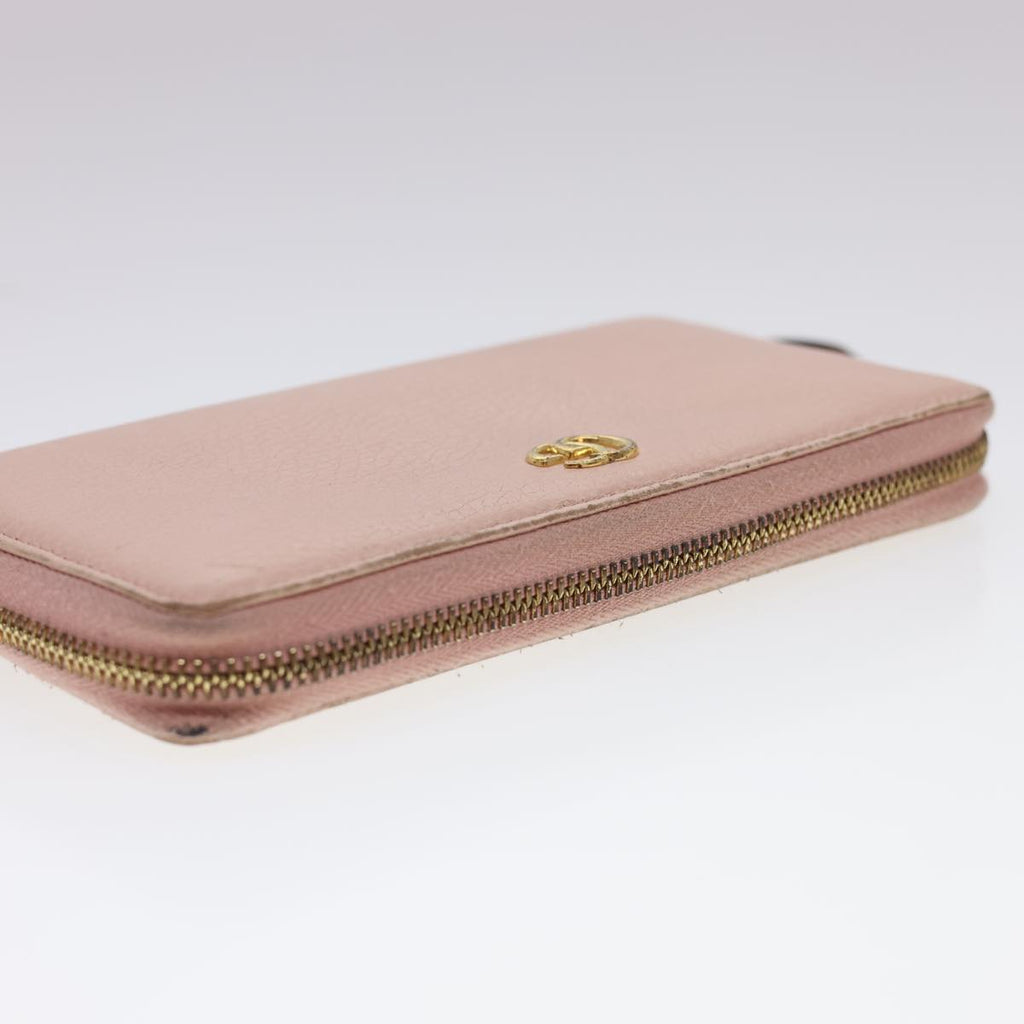 GUCCI Long Wallet Leather Pink 496334 am4210