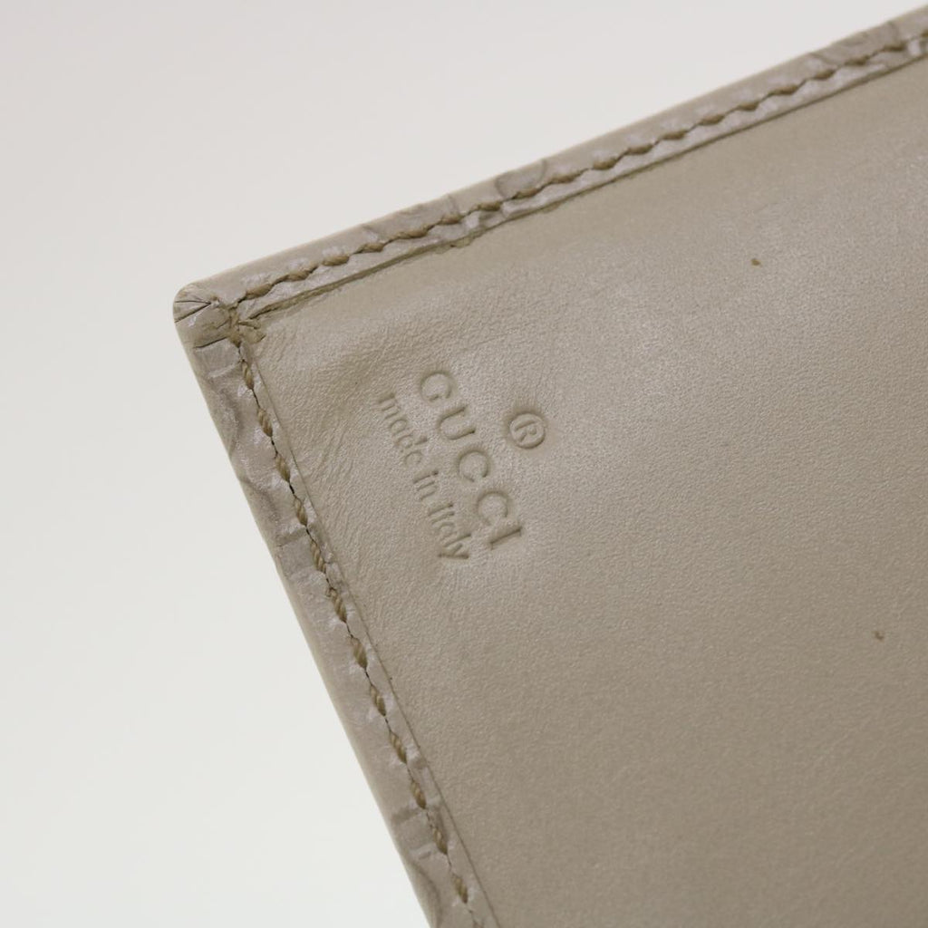 GUCCI Gucci Shima GG Day Planner Cover Leather White 115240 am4213