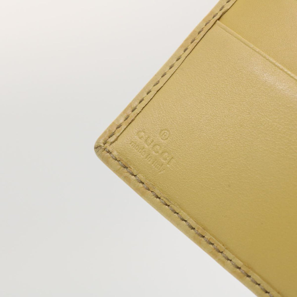 GUCCI Gucci Shima GG Day Planner Cover Leather Yellow 115241 am4214