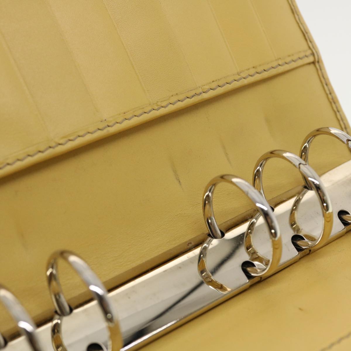 GUCCI Gucci Shima GG Day Planner Cover Leather Yellow 115241 am4214