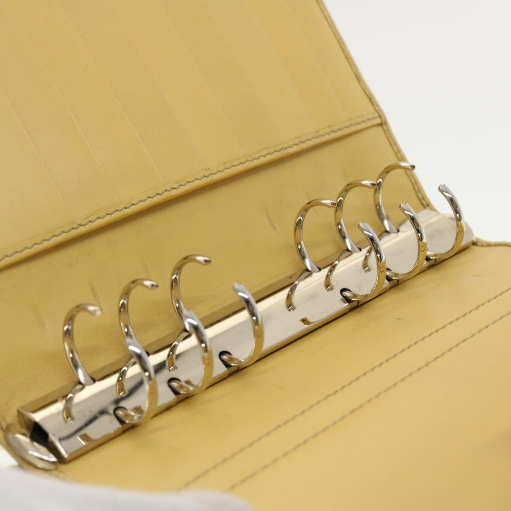 GUCCI Gucci Shima GG Day Planner Cover Leather Yellow 115241 am4214