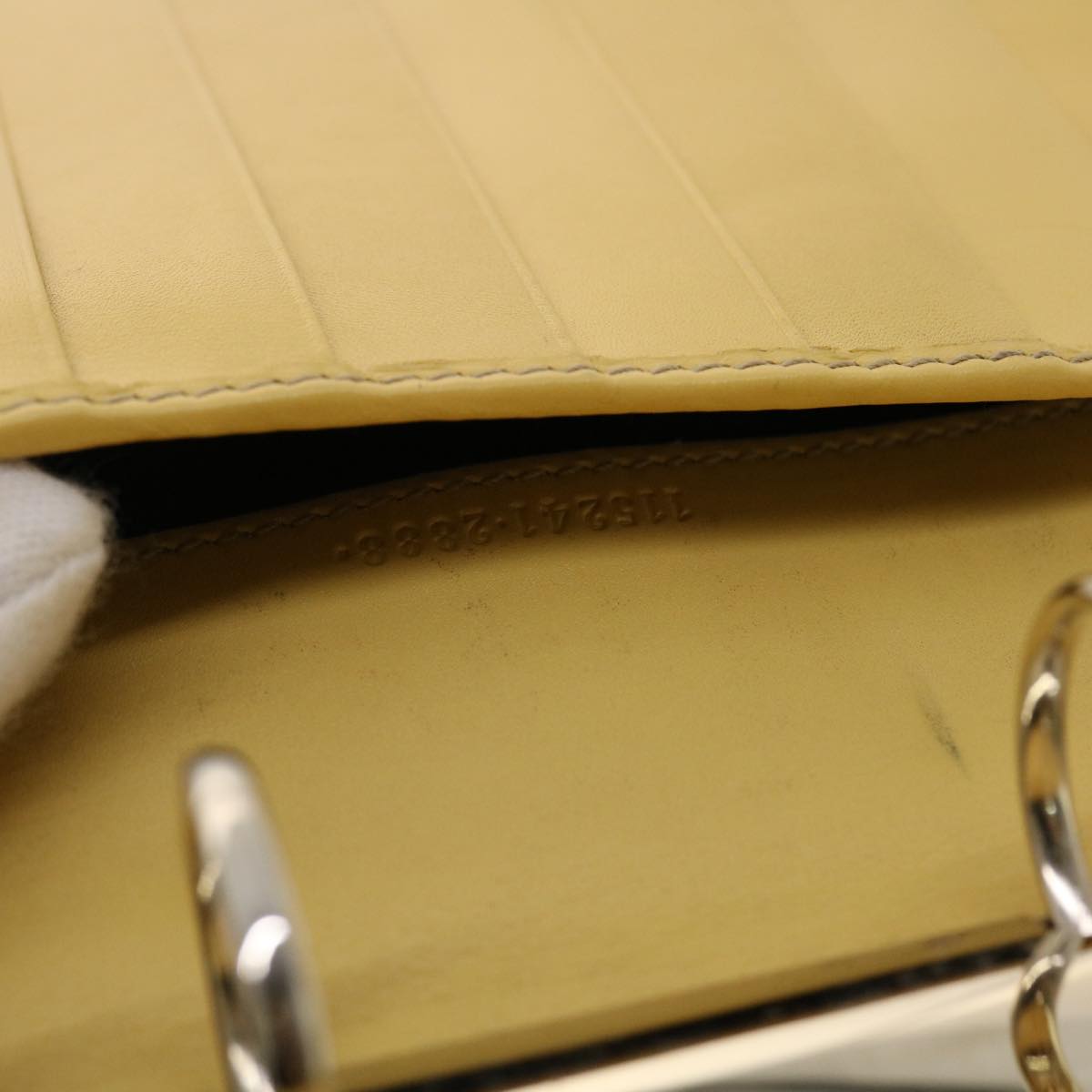 GUCCI Gucci Shima GG Day Planner Cover Leather Yellow 115241 am4214