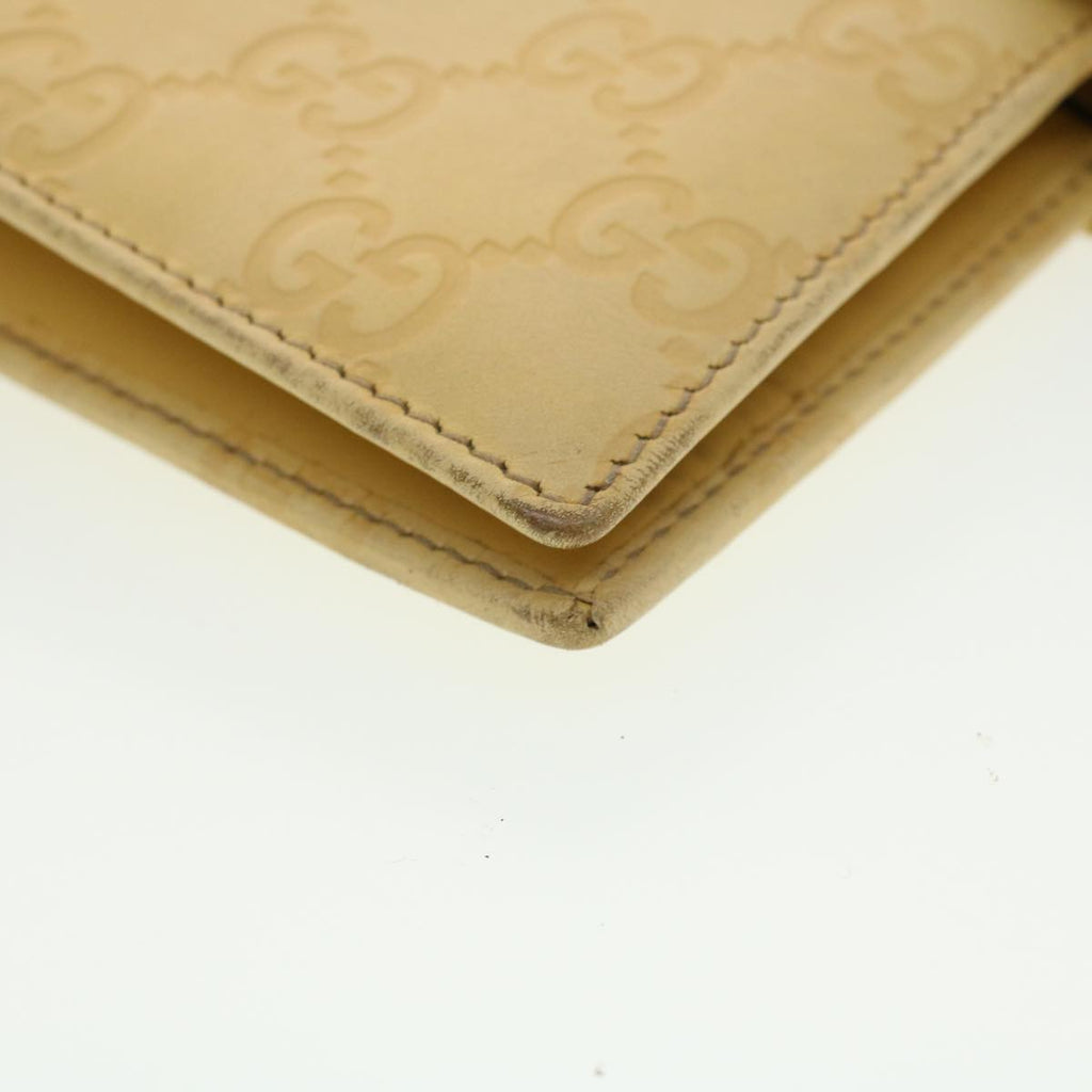 GUCCI Gucci Shima GG Day Planner Cover Leather Yellow 115241 am4214