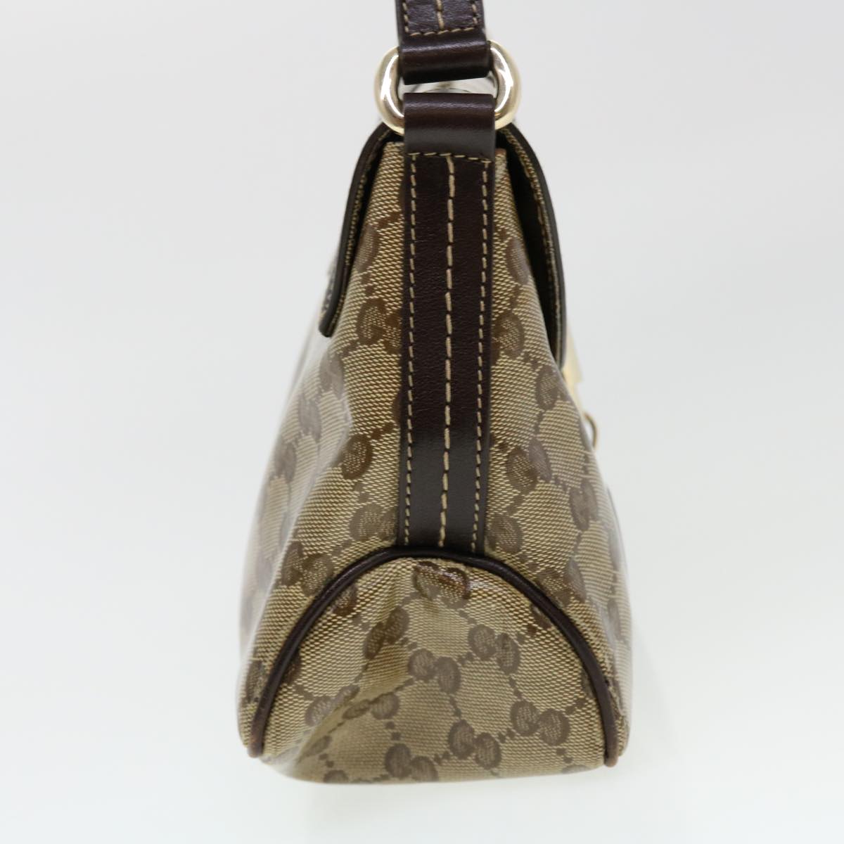 GUCCI GG Canvas Shoulder Bag Coated Canvas Beige 181483 am4265