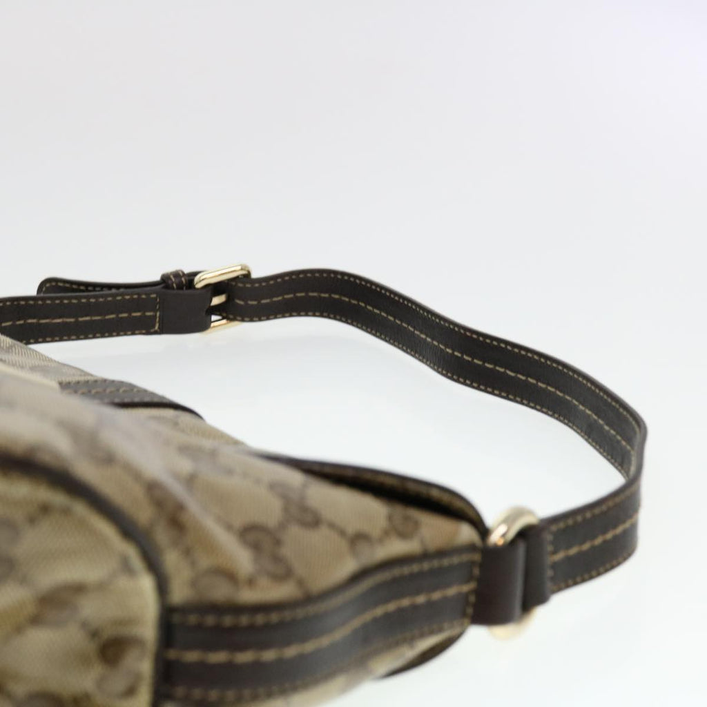 GUCCI GG Canvas Shoulder Bag Coated Canvas Beige 181483 am4265