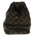 GUCCI GG Canvas Pouch Brown am4309