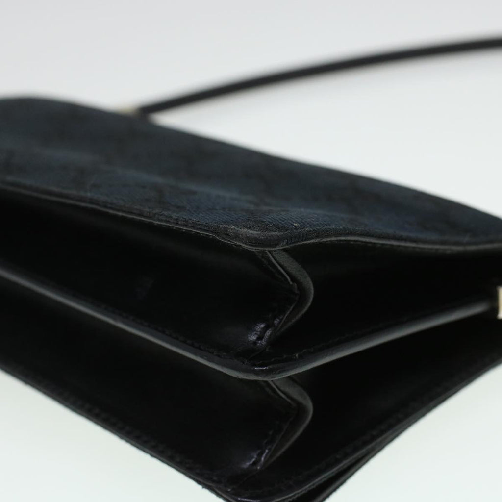 GUCCI GG Canvas Shoulder Bag Black am4339