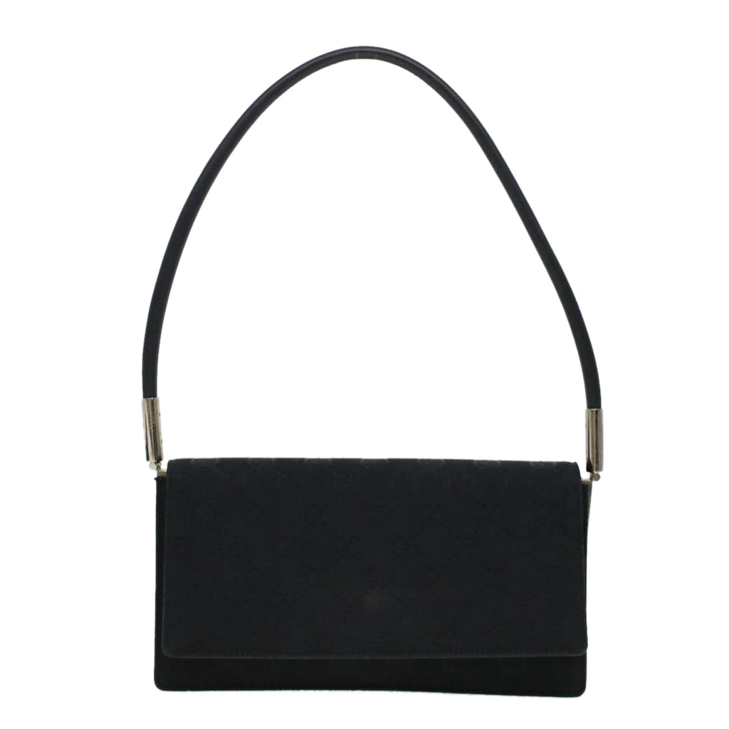 GUCCI GG Canvas Shoulder Bag Black am4339