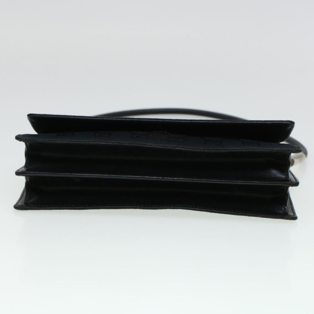 GUCCI GG Canvas Shoulder Bag Black am4339