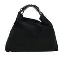 GUCCI GG Canvas Shoulder Bag Black 114900 am4367