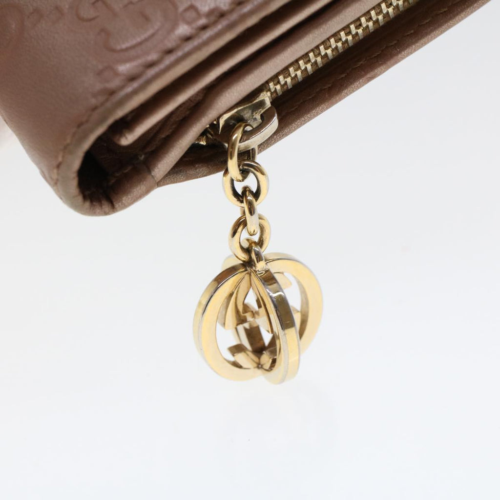 GUCCI GG Canvas Guccissima Long Wallet Pink 233024 am4373