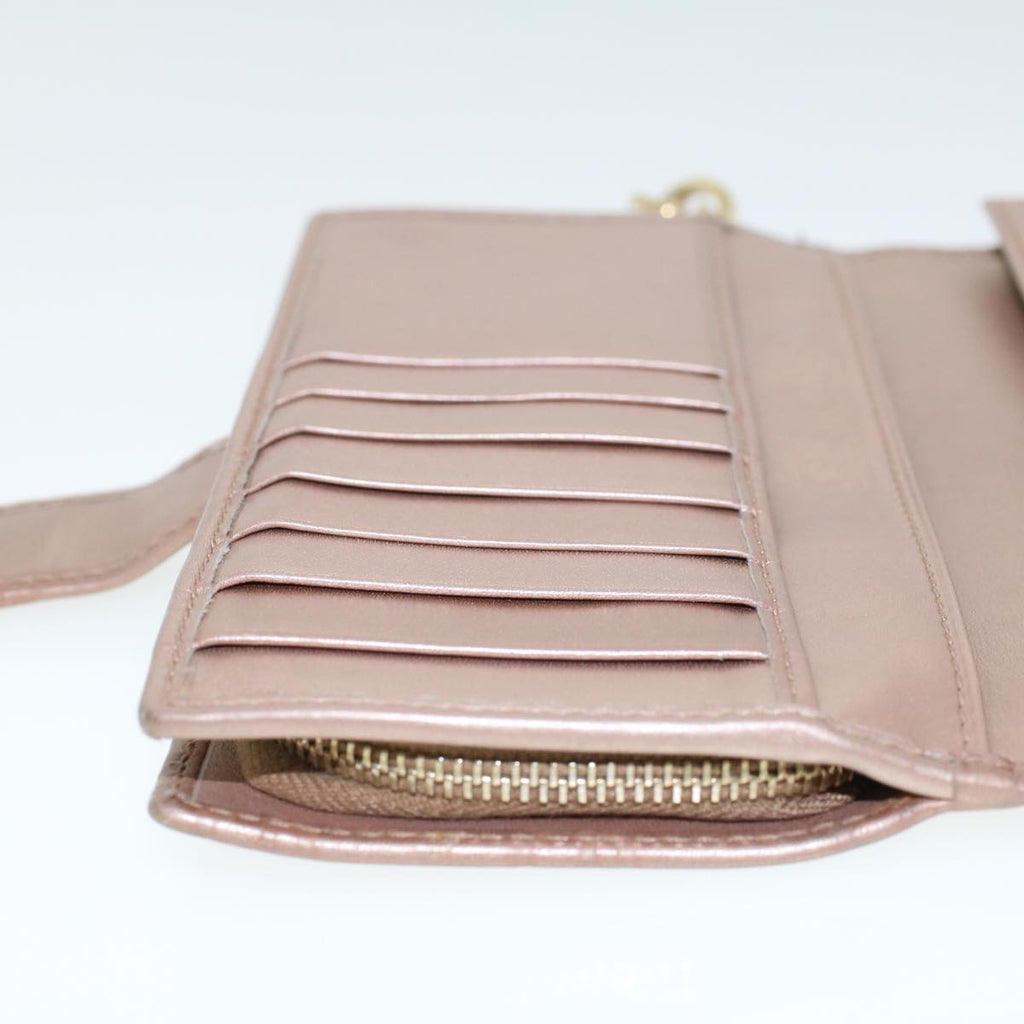 GUCCI GG Canvas Guccissima Long Wallet Pink 233024 am4373