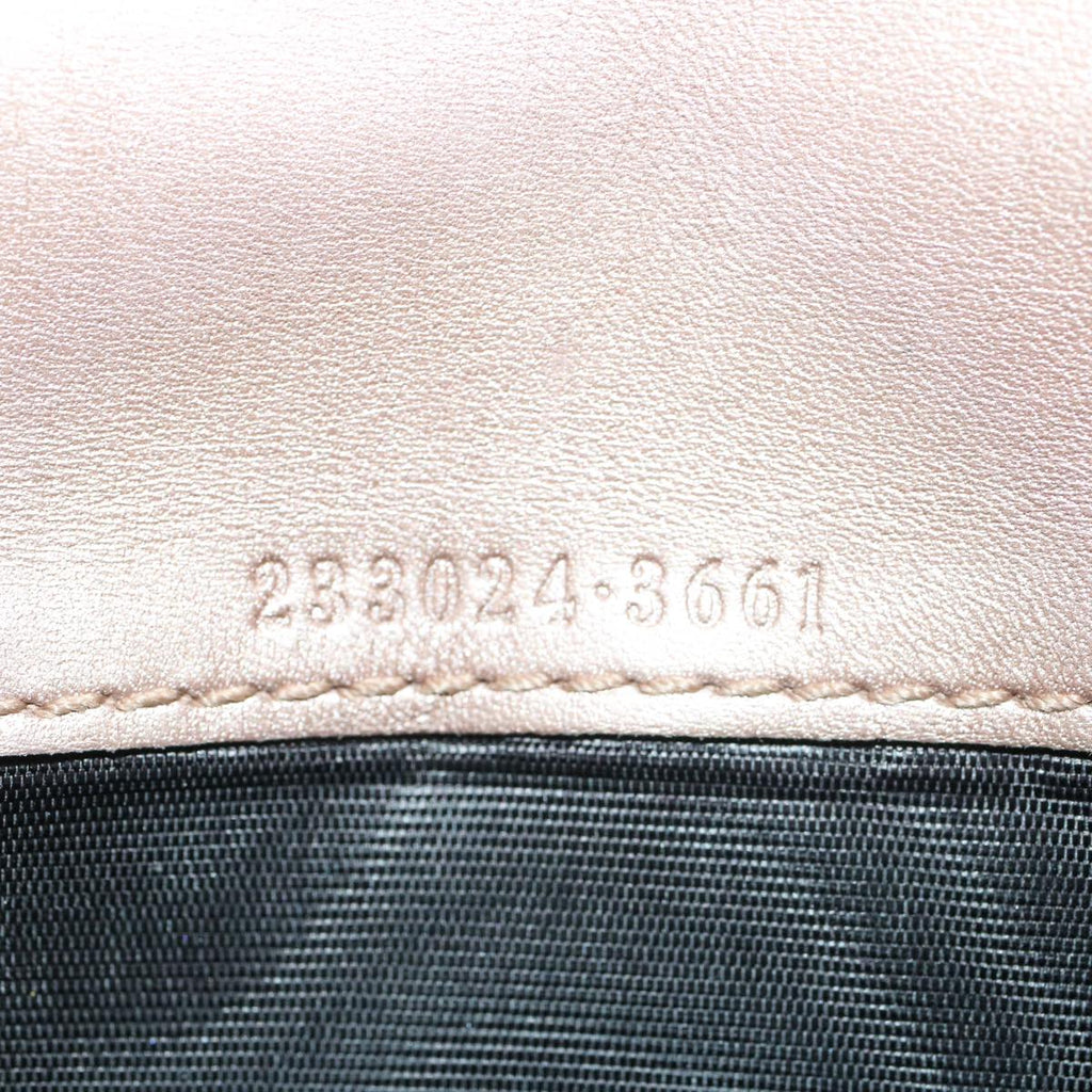 GUCCI GG Canvas Guccissima Long Wallet Pink 233024 am4373
