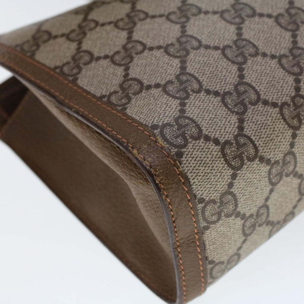GUCCI GG Canvas Web Sherry Line Clutch Bag Beige Red Green 89.01.033 am4410