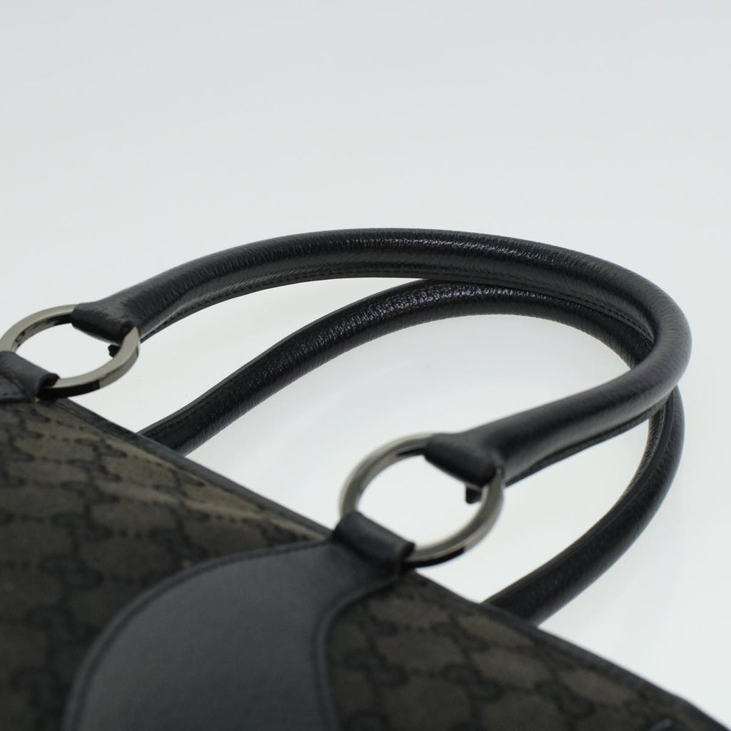 GUCCI GG Canvas Shoulder Hand Bag 2Set Black am4437
