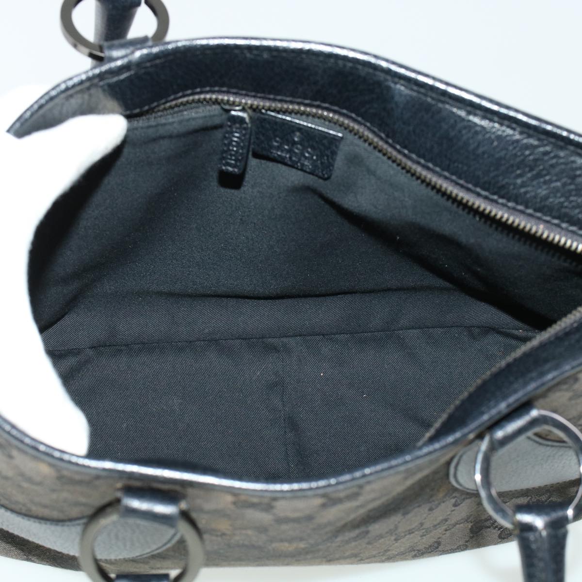 GUCCI GG Canvas Shoulder Hand Bag 2Set Black am4437
