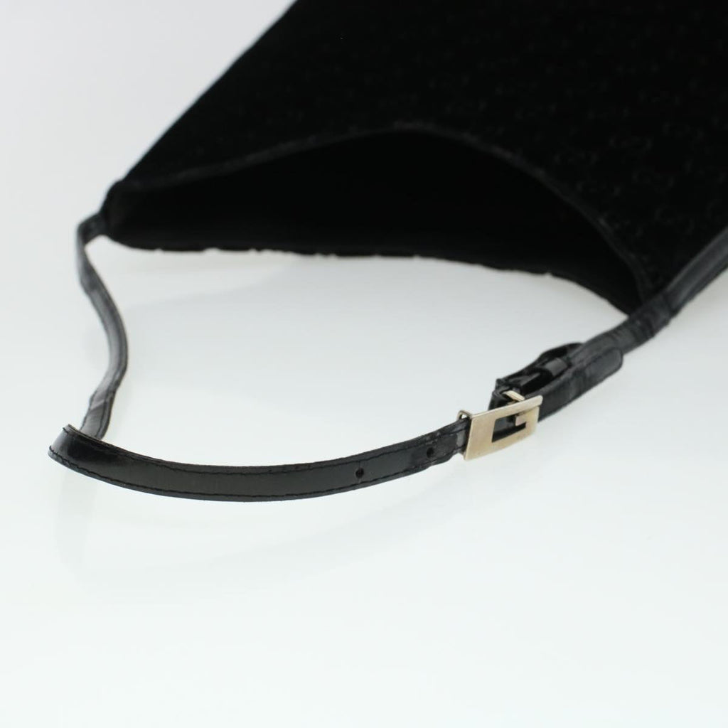 GUCCI GG Canvas Shoulder Hand Bag 2Set Black am4437