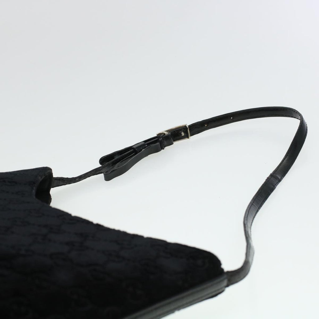 GUCCI GG Canvas Shoulder Hand Bag 2Set Black am4437