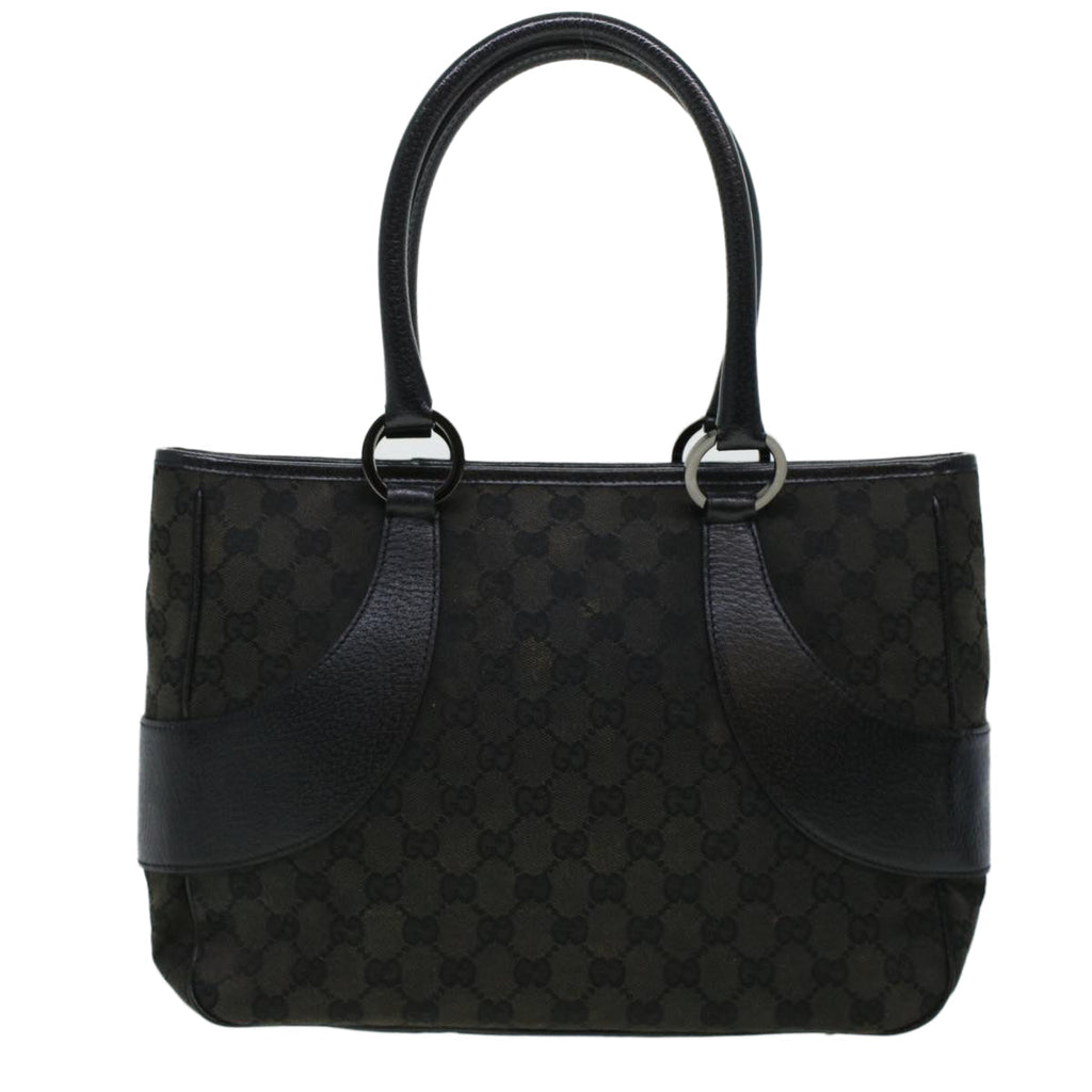 GUCCI GG Canvas Shoulder Hand Bag 2Set Black am4437