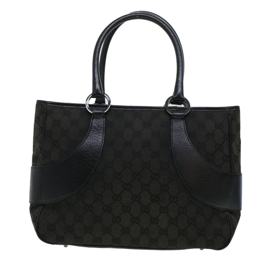 GUCCI GG Canvas Shoulder Hand Bag 2Set Black am4437