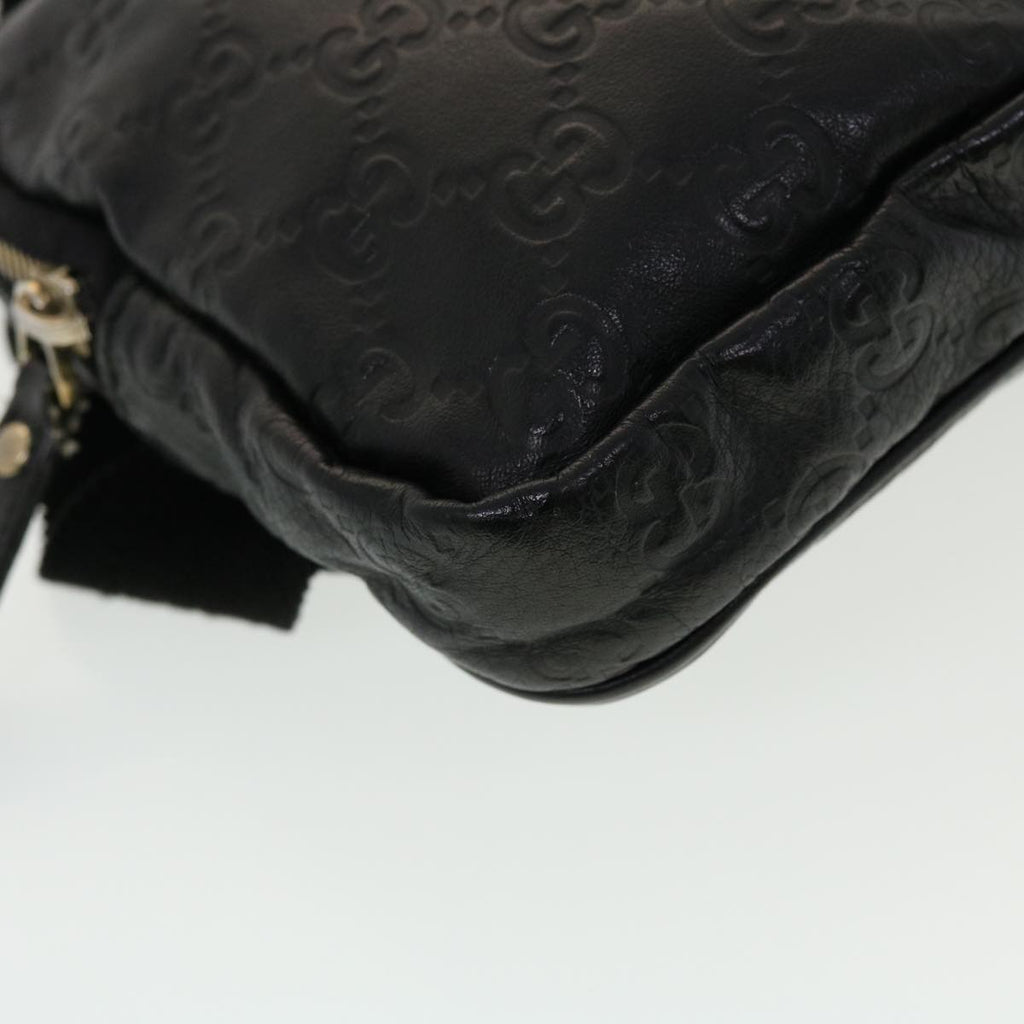 GUCCI GG Canvas Guccissima Waist bag Black 246417 am4450