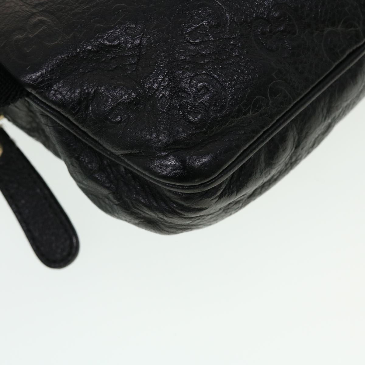 GUCCI GG Canvas Guccissima Waist bag Black 246417 am4450