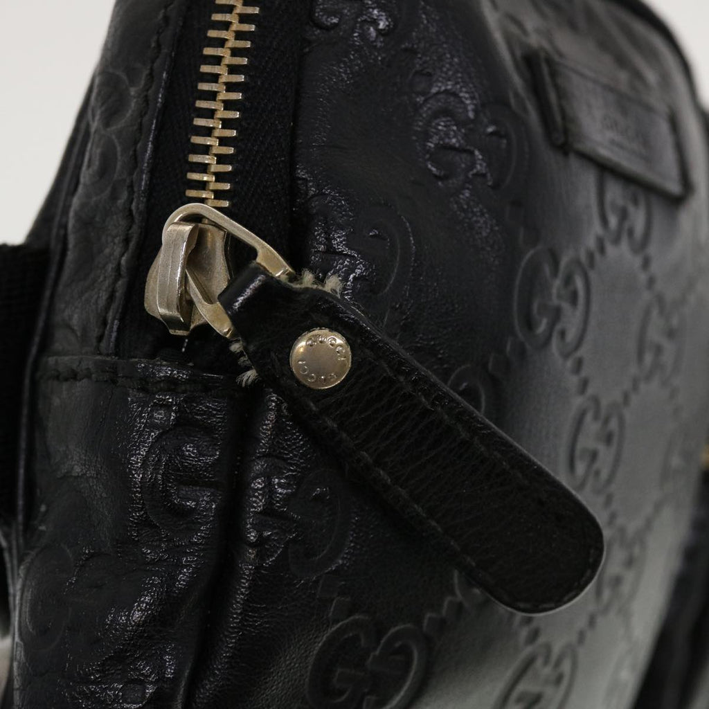 GUCCI GG Canvas Guccissima Waist bag Black 246417 am4450