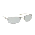 GUCCI Sunglasses Plastic Metal Silver am4456