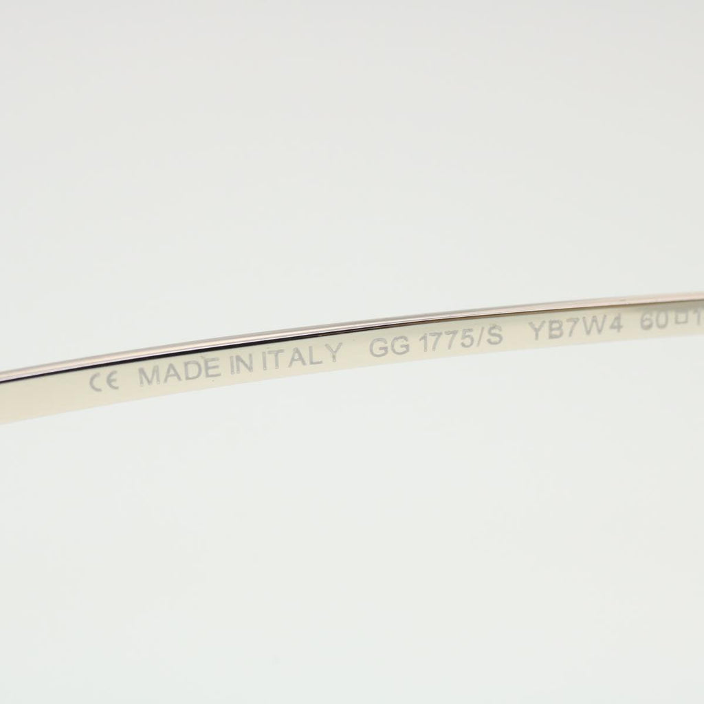 GUCCI Sunglasses Plastic Metal Silver am4456