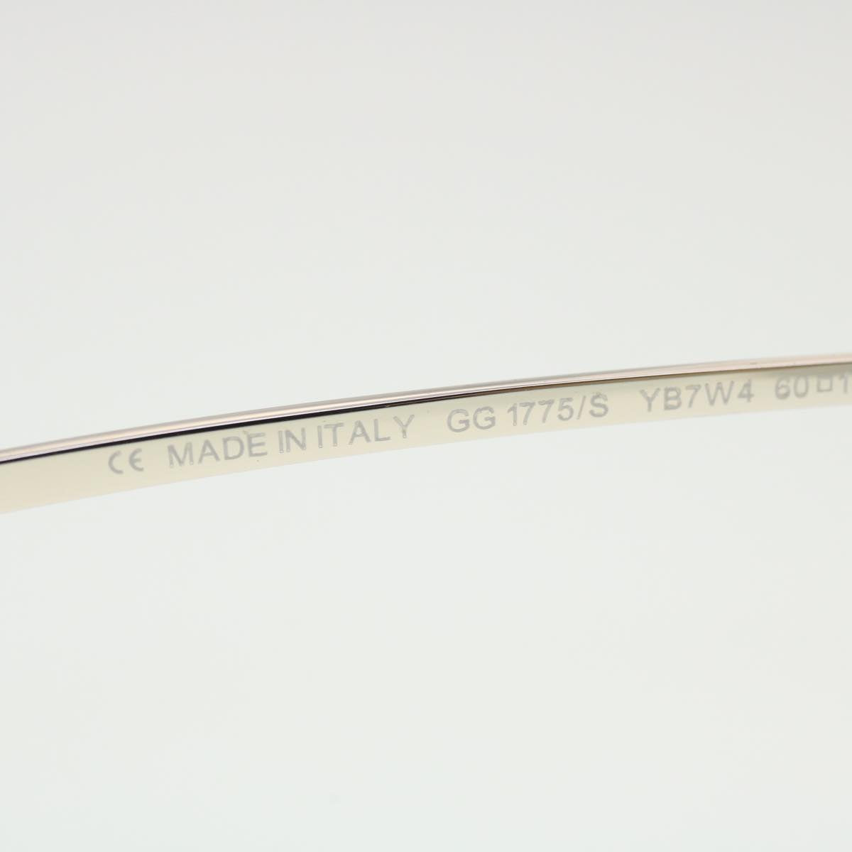 GUCCI Sunglasses Plastic Metal Silver am4456