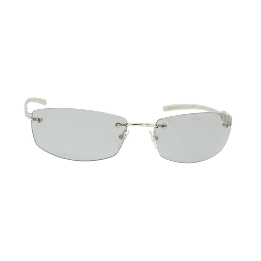 GUCCI Sunglasses Plastic Metal Silver am4456