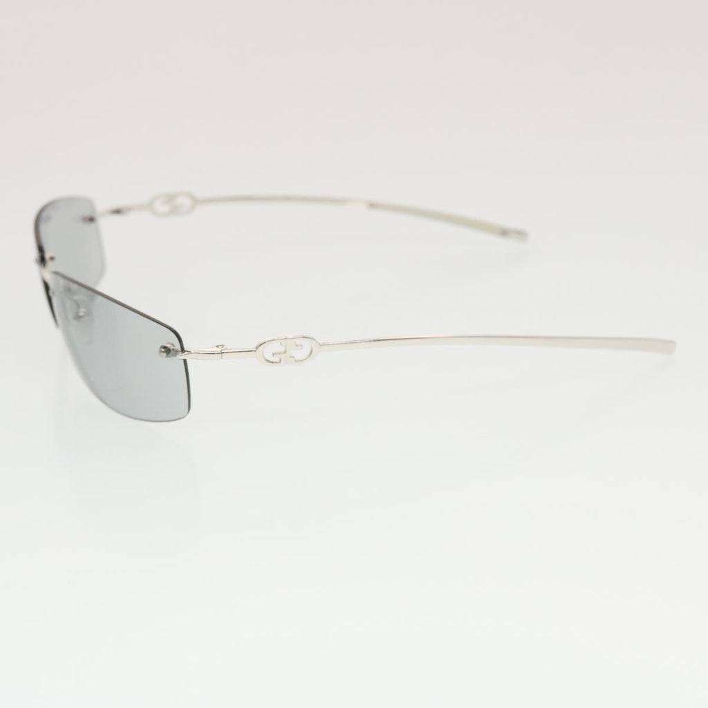 GUCCI Sunglasses Plastic Metal Silver am4456