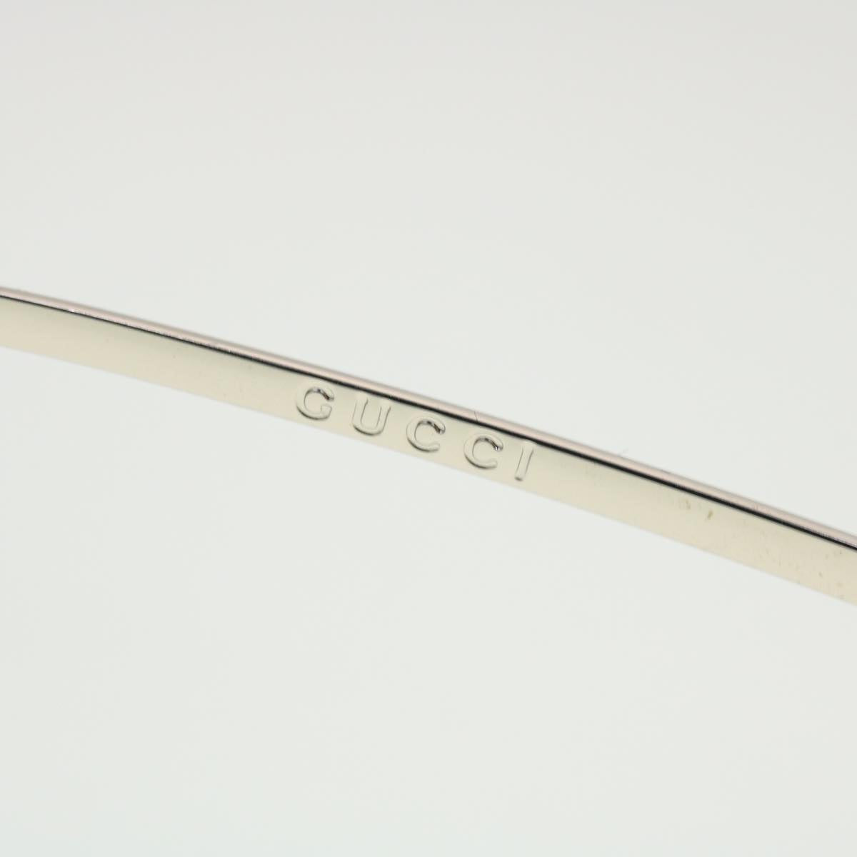 GUCCI Sunglasses Plastic Metal Silver am4456