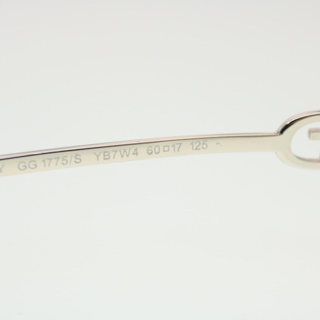 GUCCI Sunglasses Plastic Metal Silver am4456