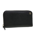 GUCCI Interlocking Long Wallet Leather Black am4502