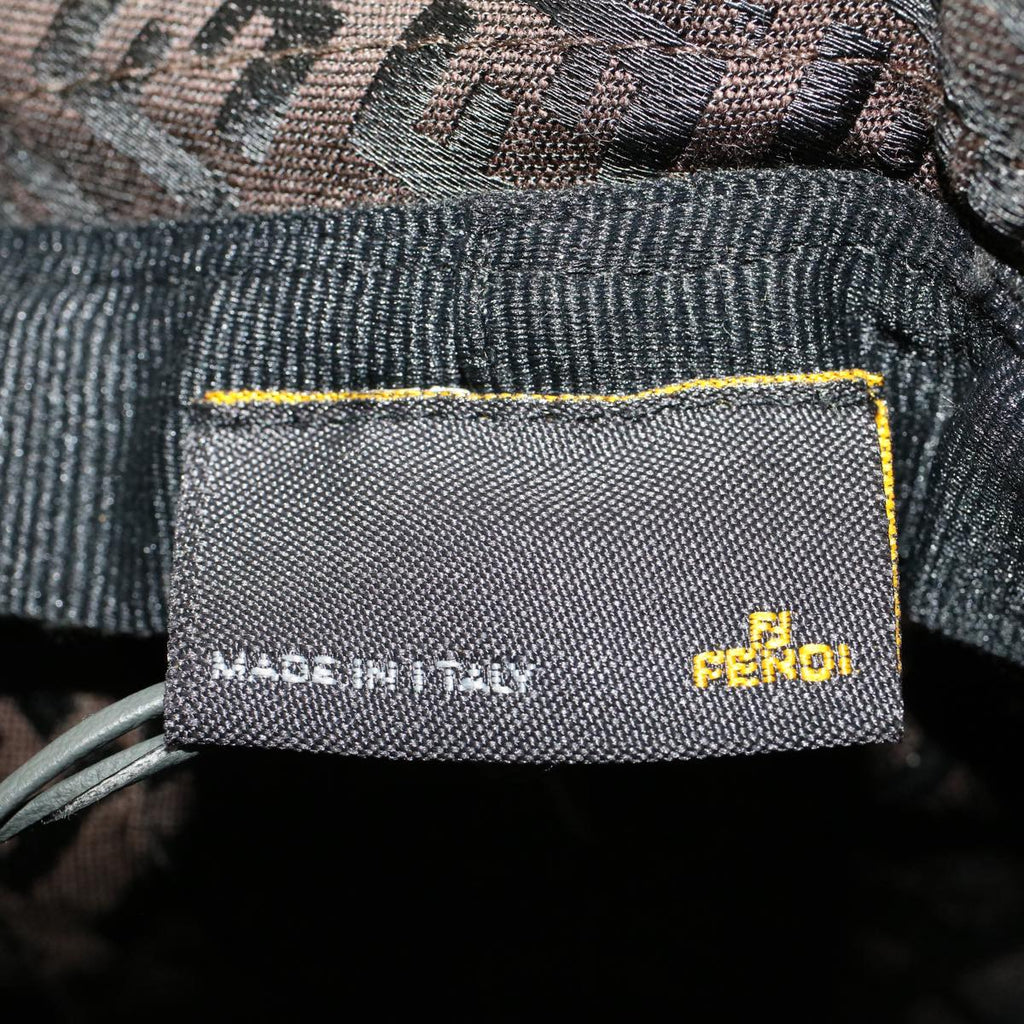 FENDI Zucchino Canvas Hat M Brown am4612