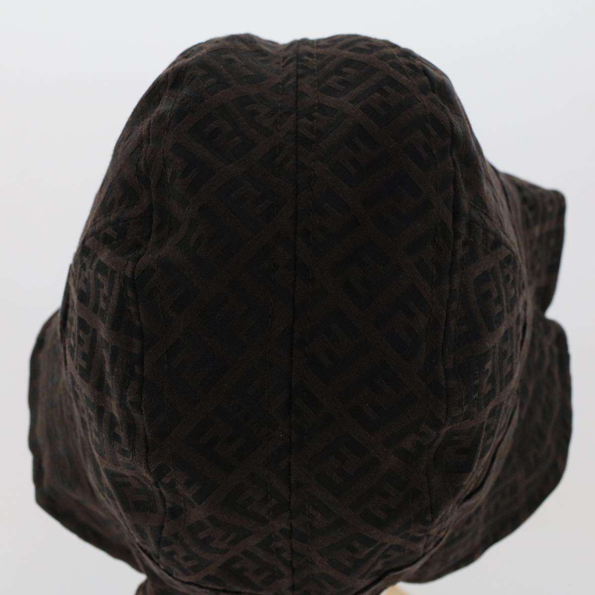 FENDI Zucchino Canvas Hat M Brown am4612